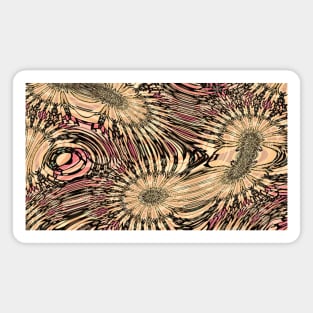 Pink Floral Sway Magnet